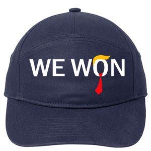 We Won 7-Panel Snapback Hat