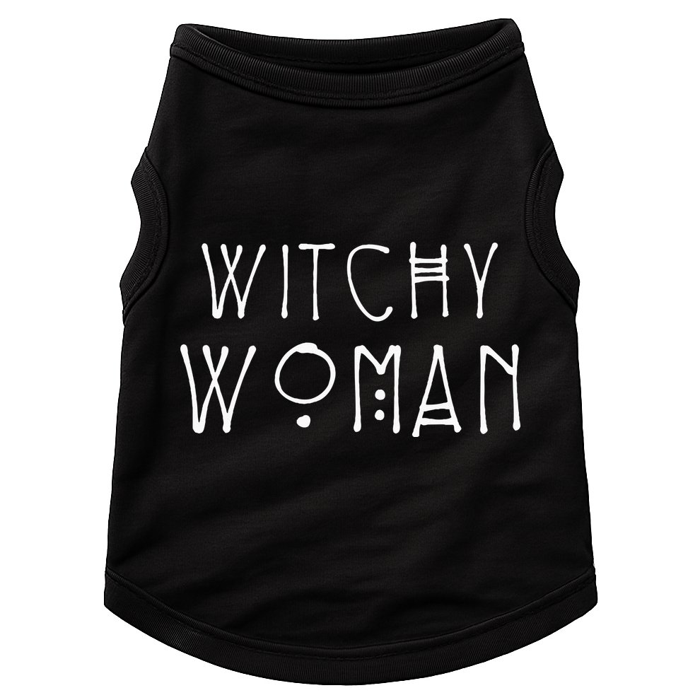 Witchy Woman Witch Wiccan And Pagan Gifts Halloween Doggie Tank