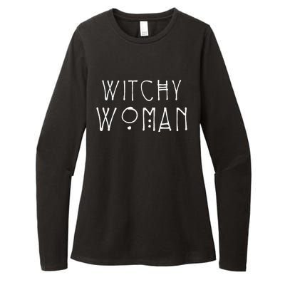 Witchy Woman Witch Wiccan And Pagan Gifts Halloween Womens CVC Long Sleeve Shirt