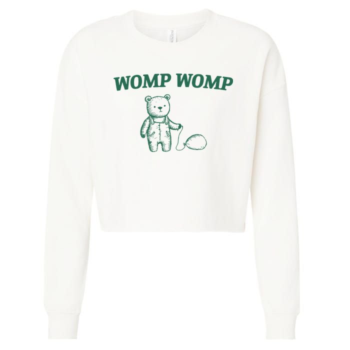 Womp Womp Cropped Pullover Crew