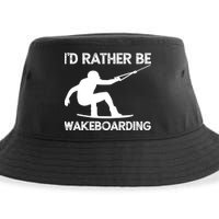 Wakeboarding Wakeboarder Wakeboard Funny Gift Sustainable Bucket Hat