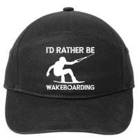 Wakeboarding Wakeboarder Wakeboard Funny Gift 7-Panel Snapback Hat