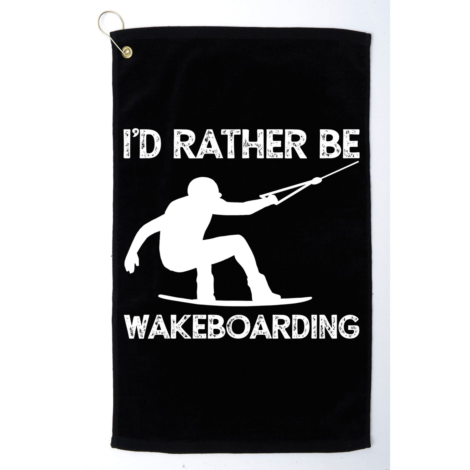 Wakeboarding Wakeboarder Wakeboard Funny Gift Golf Towel