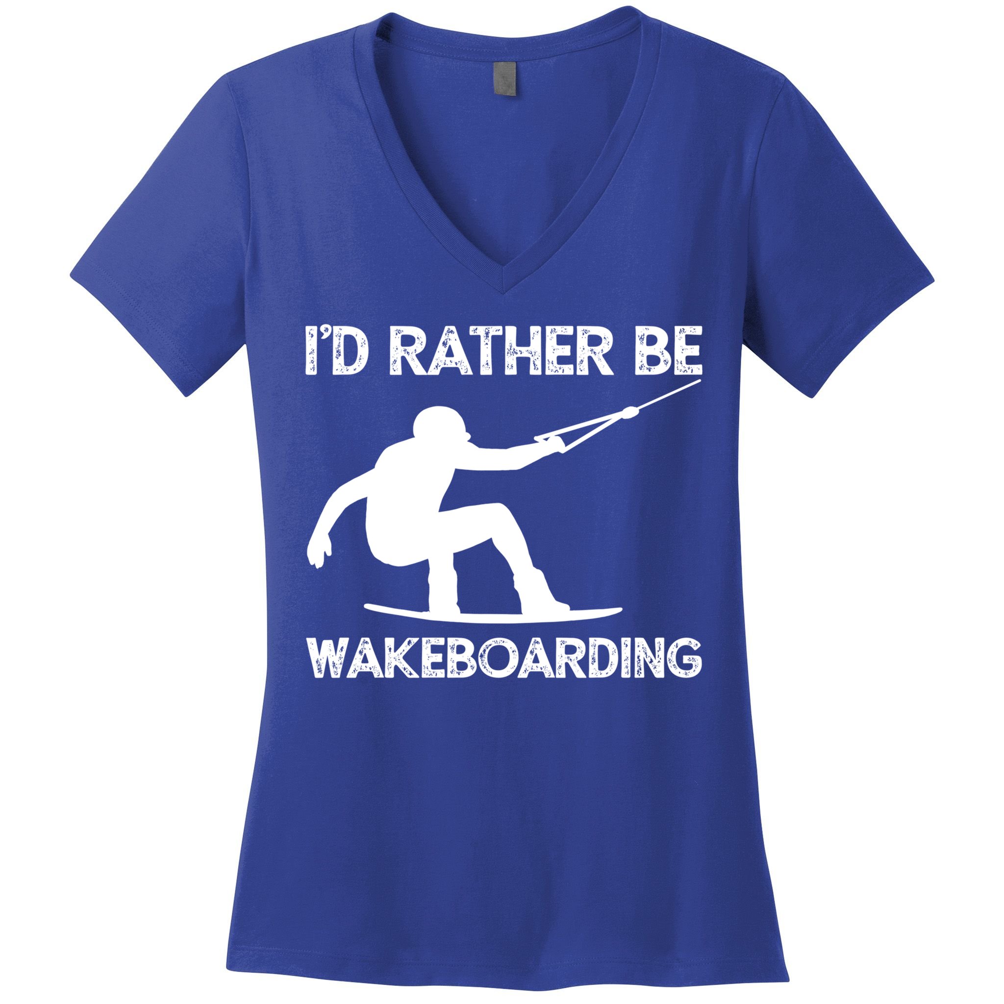 Wakeboarding Wakeboarder Wakeboard Funny Gift Women's V-Neck T-Shirt
