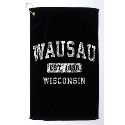 Wausau Wisconsin Wi Vintage Established Golf Towel
