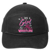 Wrestling Woman Wrestler Mother Battle Women 7-Panel Snapback Hat