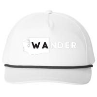 Wa Wander Washington Silhouette Snapback Five-Panel Rope Hat