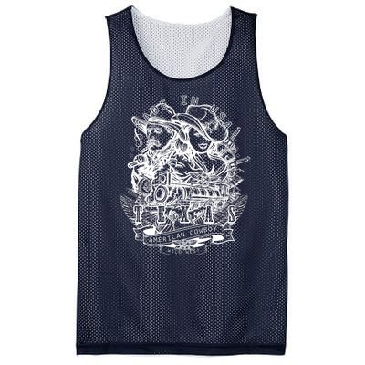 Wild Wild West Texas American Cowboy Mesh Reversible Basketball Jersey Tank