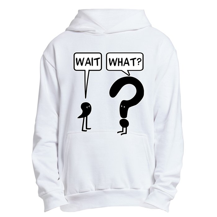 Wait, What? Urban Pullover Hoodie