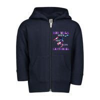 Why Walk When You Can Cartwheel Cute Gymnastics Toddler Zip Fleece Hoodie