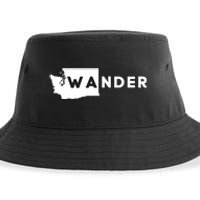 Wa Wander Washington Silhouette Sustainable Bucket Hat