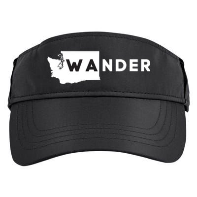 Wa Wander Washington Silhouette Adult Drive Performance Visor