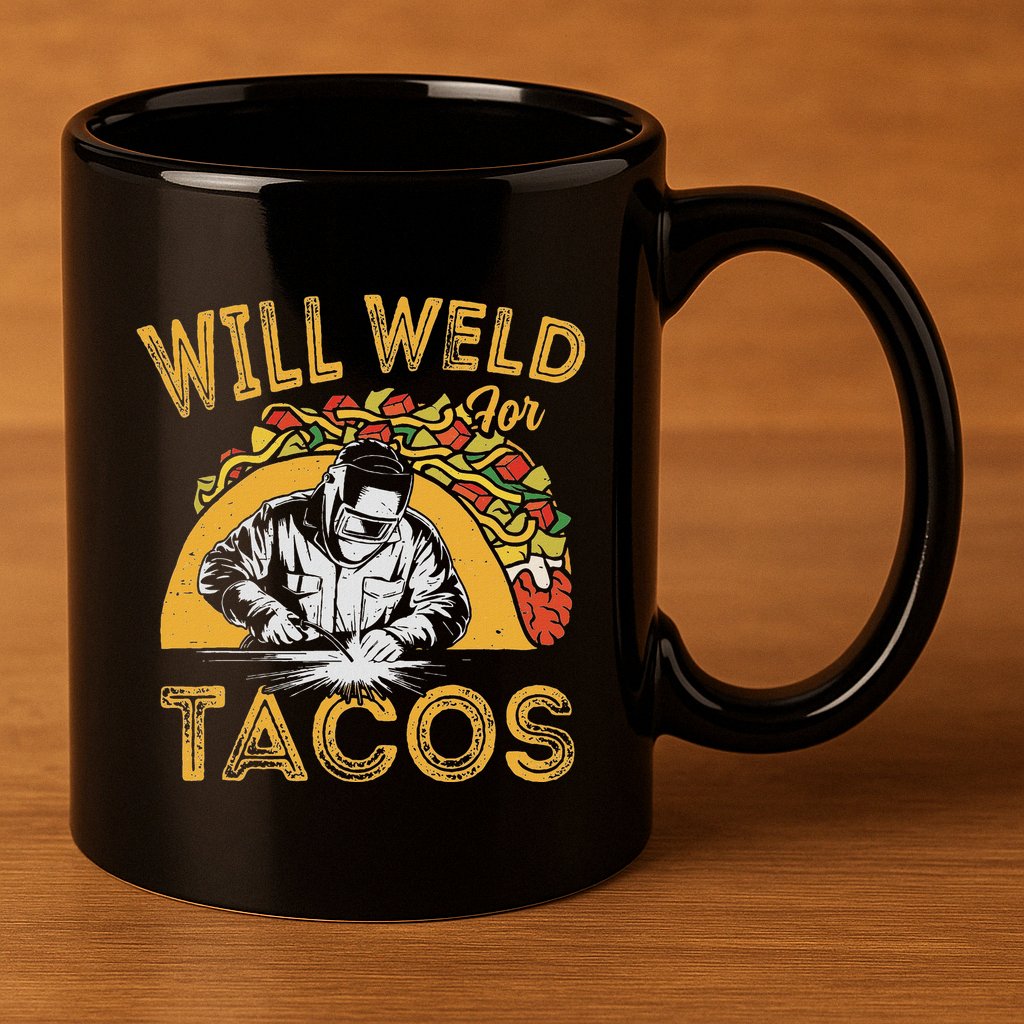 Welders Will Weld For Tacos Welding Welder 11oz C Handle Ceramic Mug