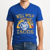 Welders Will Weld For Tacos Welding Welder V-Neck T-Shirt