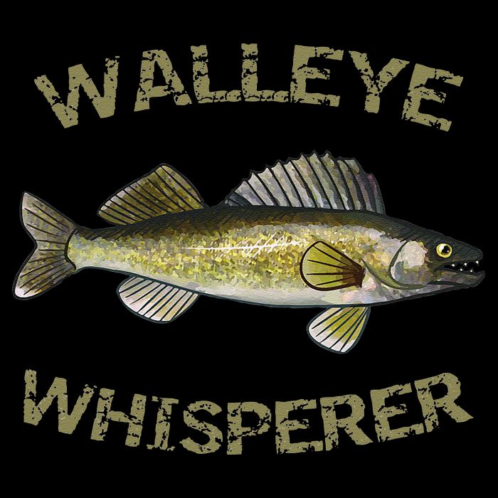Walleye Whisperer Walleye Fishing Walleye Gift Sustainable Bucket Hat