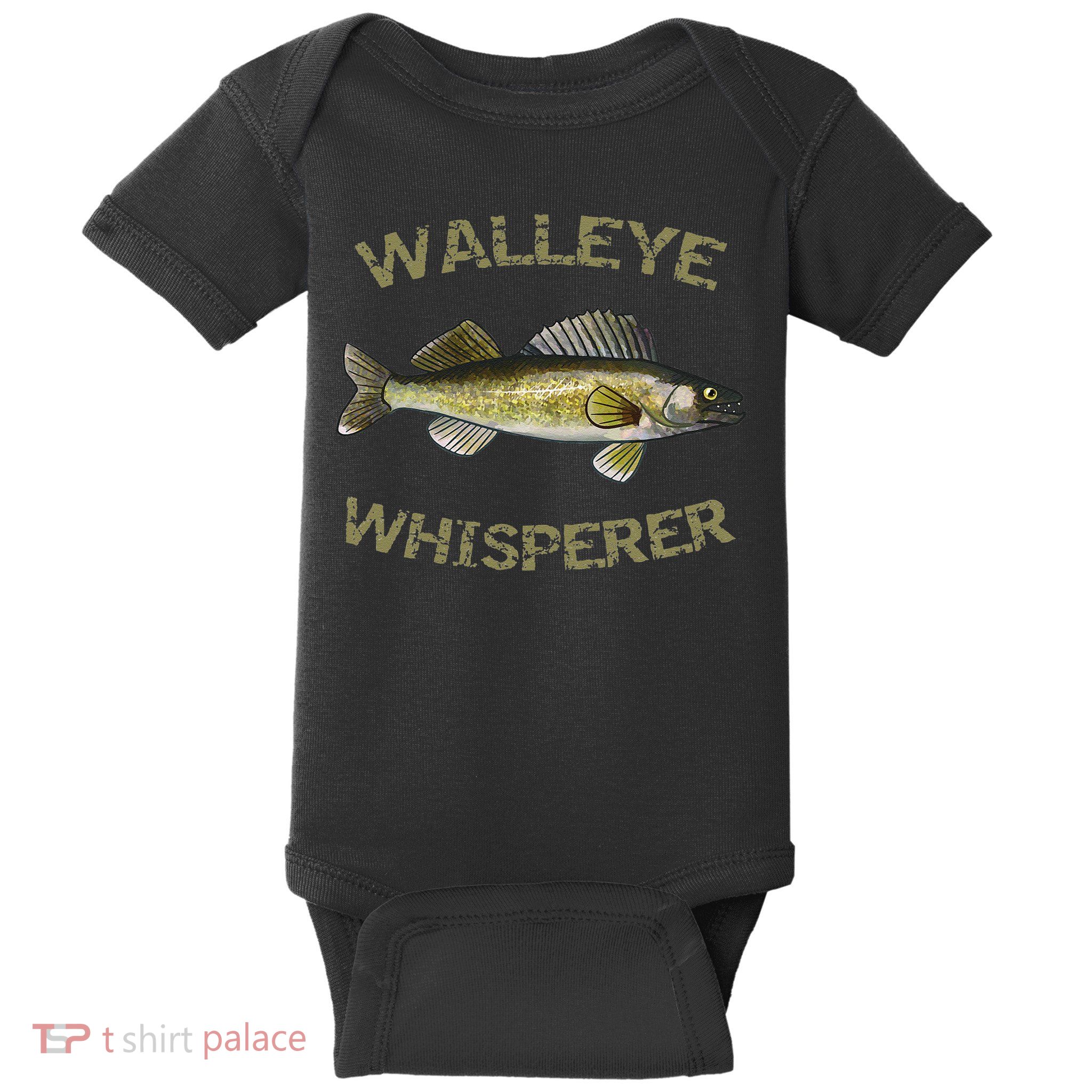 Walleye Whisperer Walleye Fishing Walleye Gift Baby Bodysuit