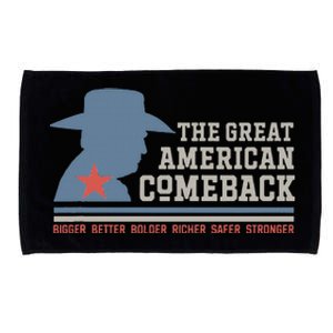 Winning Won Win Patriotic Cowboy Great American Comeback Microfiber Hand Towel