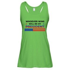 Whoever Wins Will Be My President Neutral Political Ladies Essential Flowy Tank