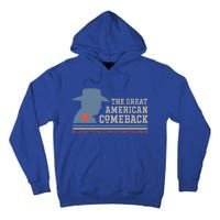 Winning Won Win Patriotic Cowboy Great American Comeback Tall Hoodie