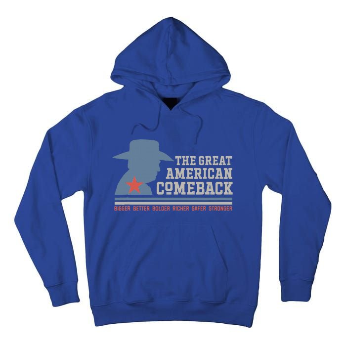 Winning Won Win Patriotic Cowboy Great American Comeback Tall Hoodie