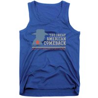 Winning Won Win Patriotic Cowboy Great American Comeback Tank Top