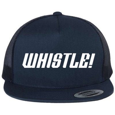 Whistle Whistle Flat Bill Trucker Hat