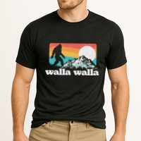 Walla Walla Washington Bigfoot Mountains Retro Distressed Cooling Performance Crew T-Shirt