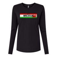 Wrexham, Wales Wrexham Womens Cotton Relaxed Long Sleeve T-Shirt