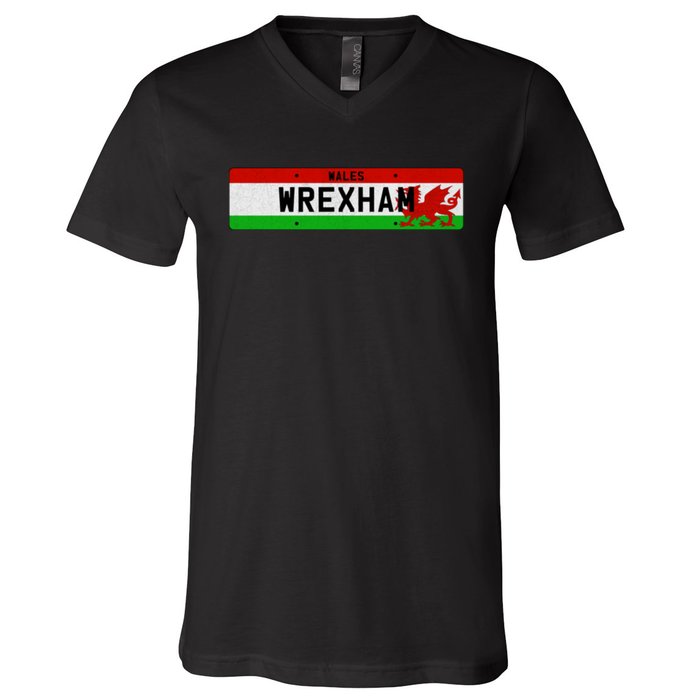 Wrexham, Wales Wrexham V-Neck T-Shirt