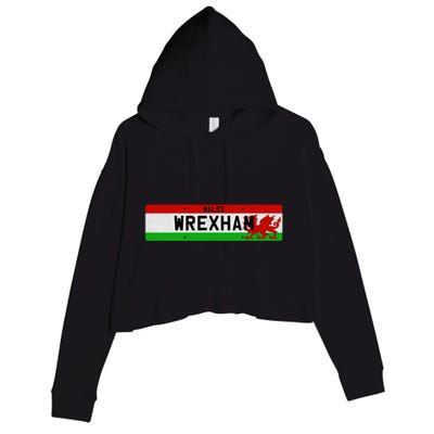 Wrexham, Wales Wrexham Crop Fleece Hoodie