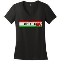 Wrexham, Wales Wrexham Women's V-Neck T-Shirt