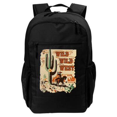 Wild Wild West Western Life Southwest Desert Vibes Cactus Daily Commute Backpack