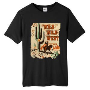 Wild Wild West Western Life Southwest Desert Vibes Cactus Tall Fusion ChromaSoft Performance T-Shirt