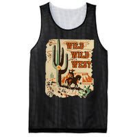 Wild Wild West Western Life Southwest Desert Vibes Cactus Mesh Reversible Basketball Jersey Tank