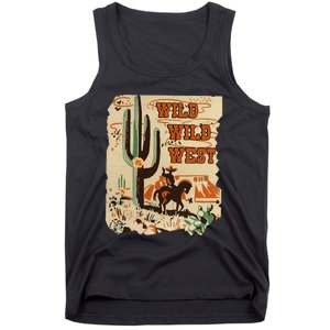 Wild Wild West Western Life Southwest Desert Vibes Cactus Tank Top