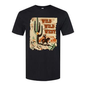 Wild Wild West Western Life Southwest Desert Vibes Cactus Softstyle CVC T-Shirt