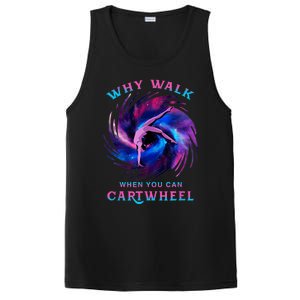 Why Walk When You Can Cartwheel Gymnastics Milky Way Galaxy PosiCharge Competitor Tank