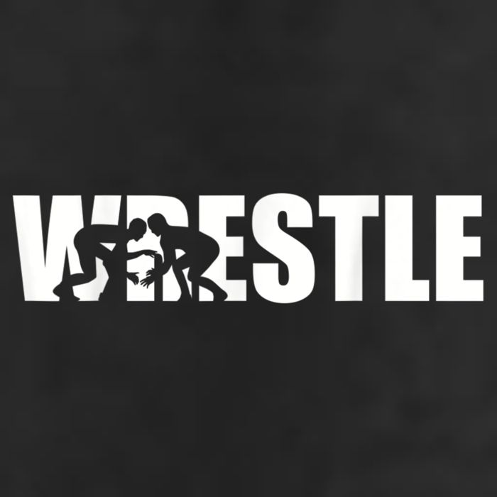 Wrestle Wrestling 7 Panel Mesh Trucker Snapback Hat