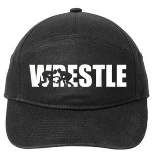 Wrestle Wrestling 7-Panel Snapback Hat