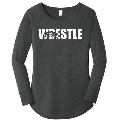 Wrestle Wrestling Women's Perfect Tri Tunic Long Sleeve Shirt