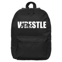 Wrestle Wrestling 16 in Basic Backpack