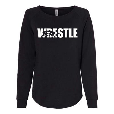 Wrestle Wrestling Womens California Wash Sweatshirt