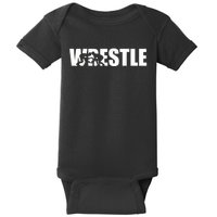 Wrestle Wrestling Baby Bodysuit