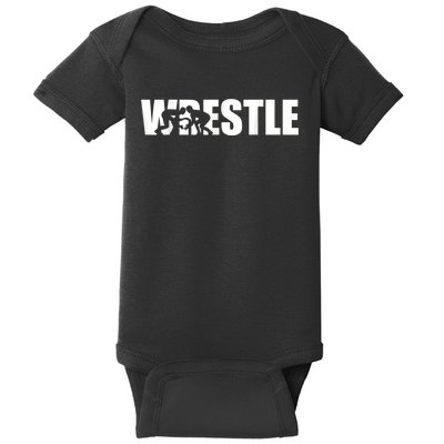 Wrestle Wrestling Baby Bodysuit