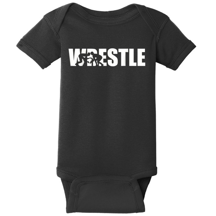 Wrestle Wrestling Baby Bodysuit