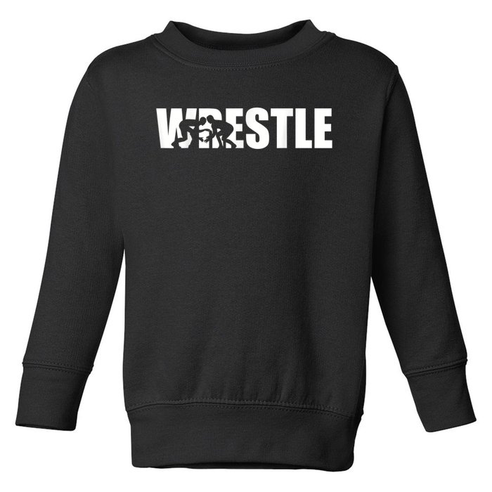 Wrestle Wrestling Toddler Sweatshirt