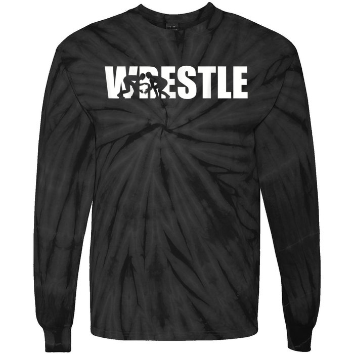 Wrestle Wrestling Tie-Dye Long Sleeve Shirt