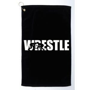 Wrestle Wrestling Platinum Collection Golf Towel