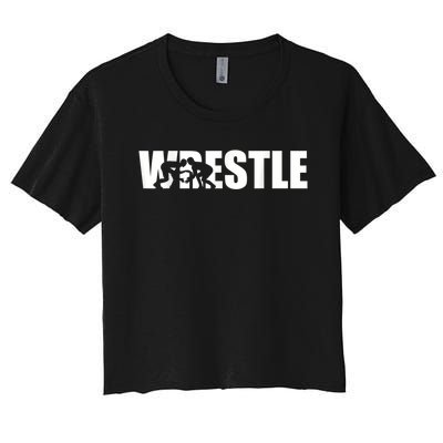 Wrestle Wrestling Women's Crop Top Tee