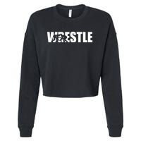 Wrestle Wrestling Cropped Pullover Crew